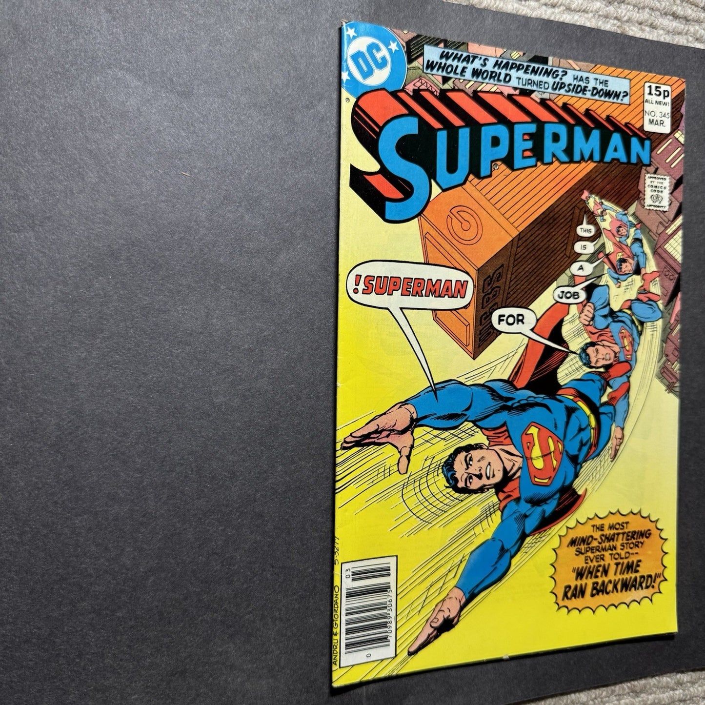 Superman 345 - Bronze Age Dc Comics 1980