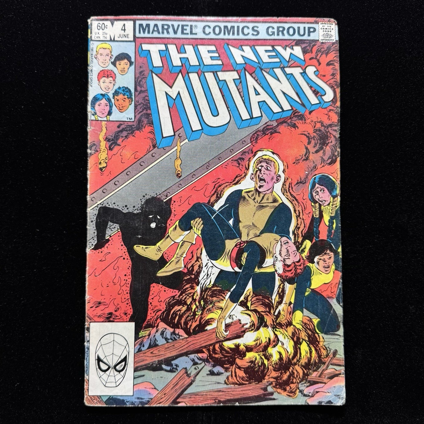New Mutants 4 - Bronze Age Marvel Comics 1983