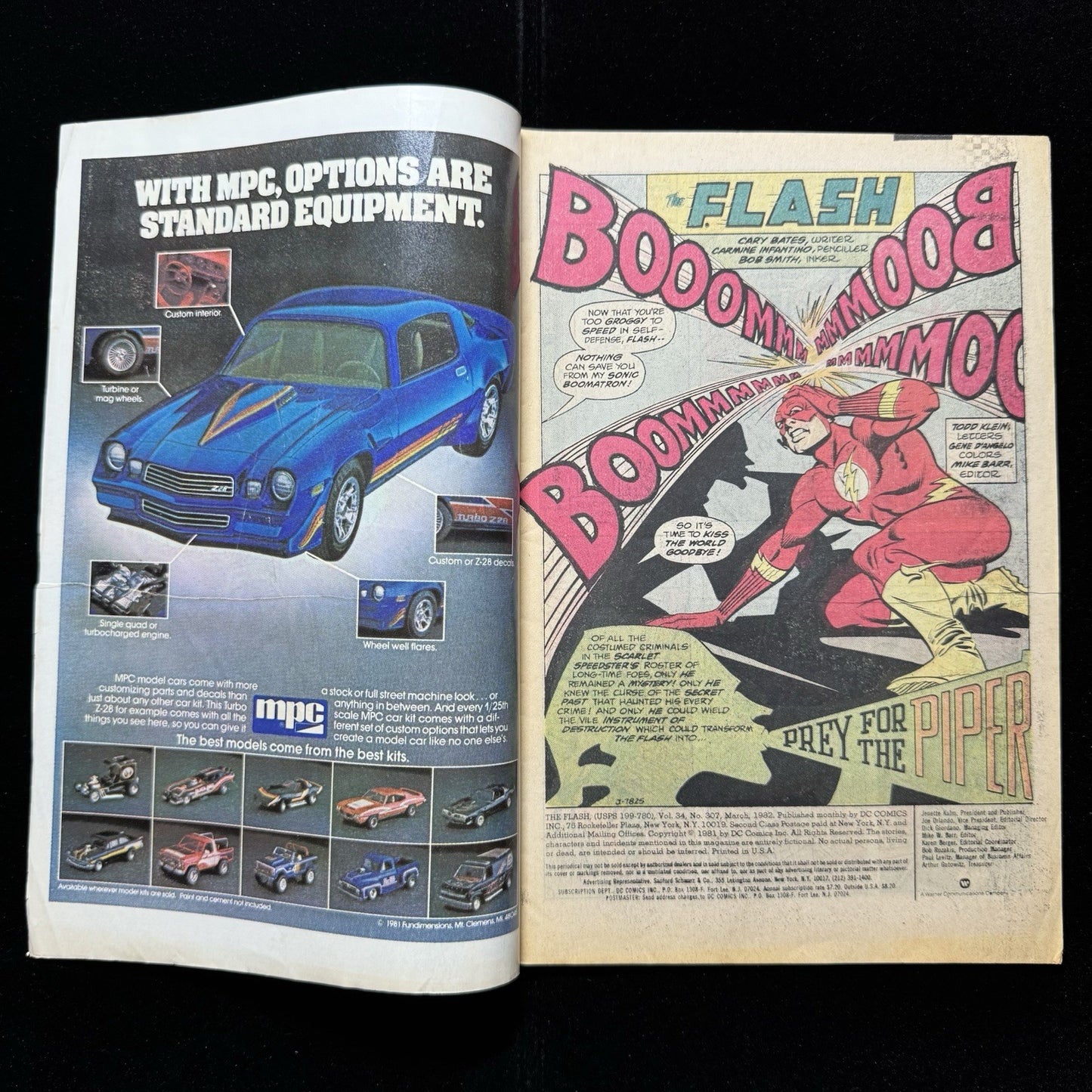 Flash 307 - Bronze Age Dc Comics 1982