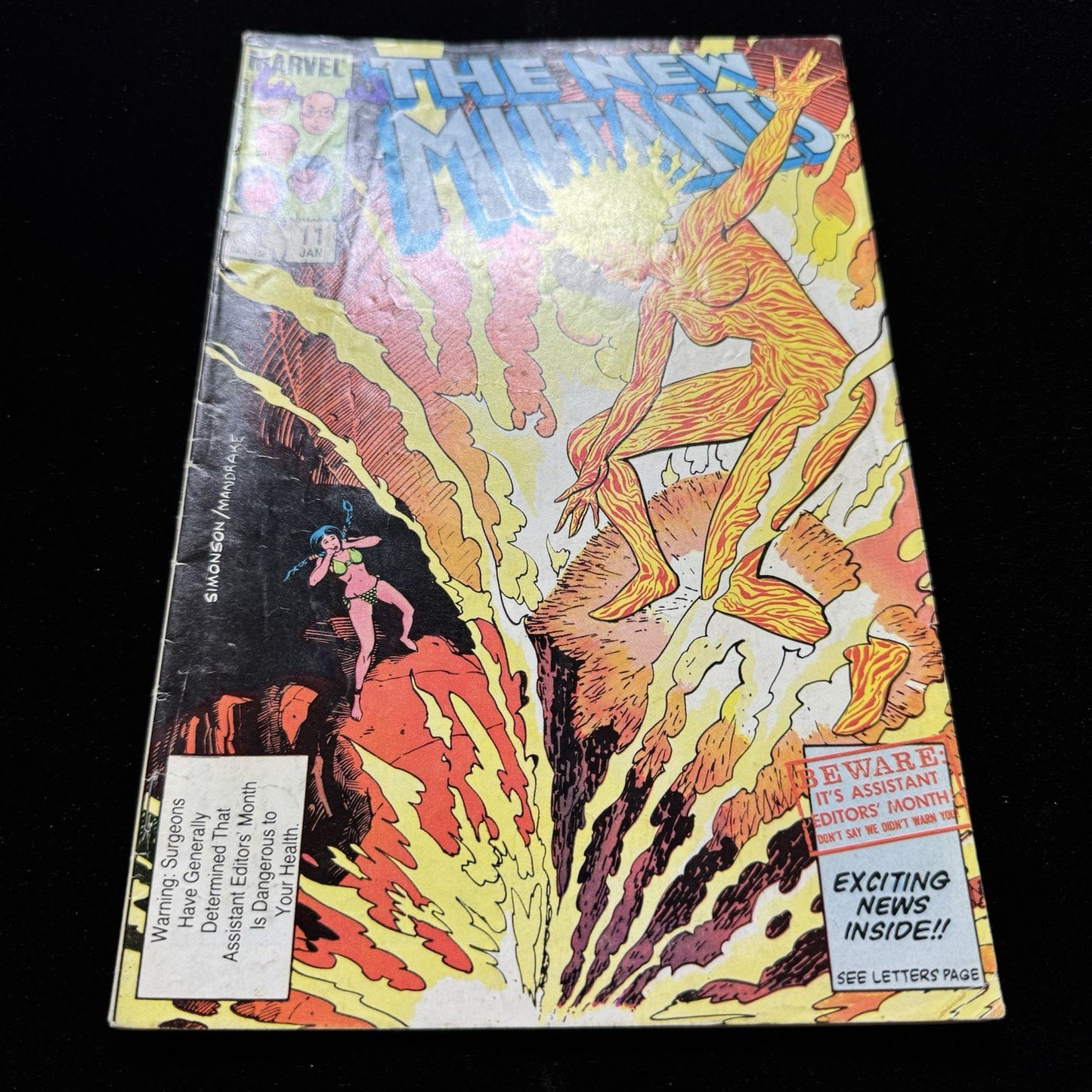 New Mutants 11 - Copper Age Marvel Comics 1984