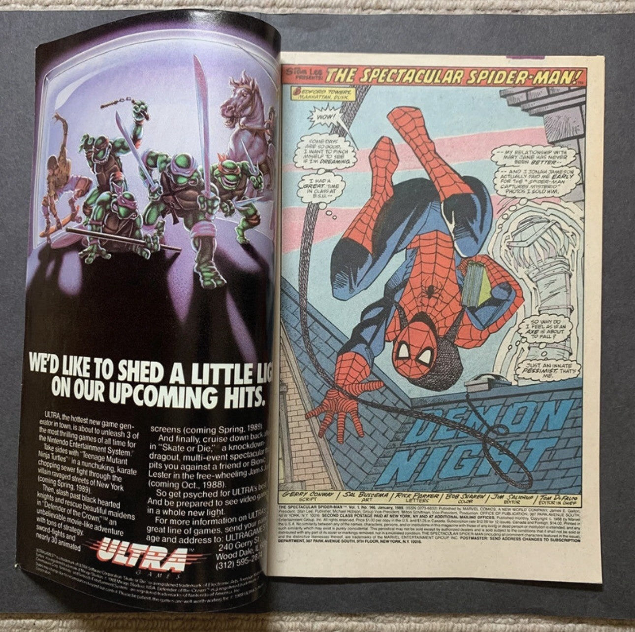 Spectacular Spider-Man 146 - Copper Age Marvel Comics 1989