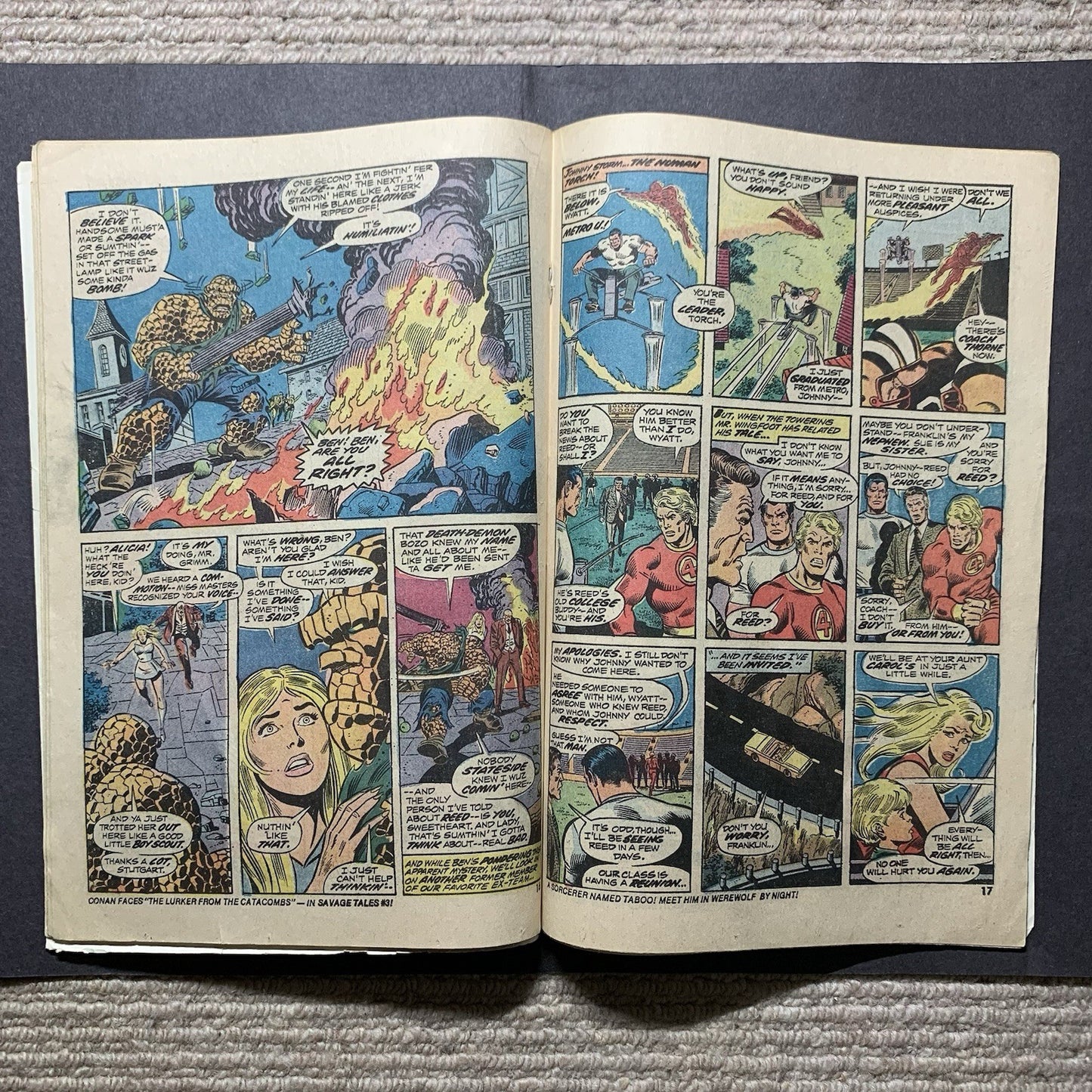 Fantastic Four 142/ Bronze Age Marvel Comics 1974/ Restored Staple