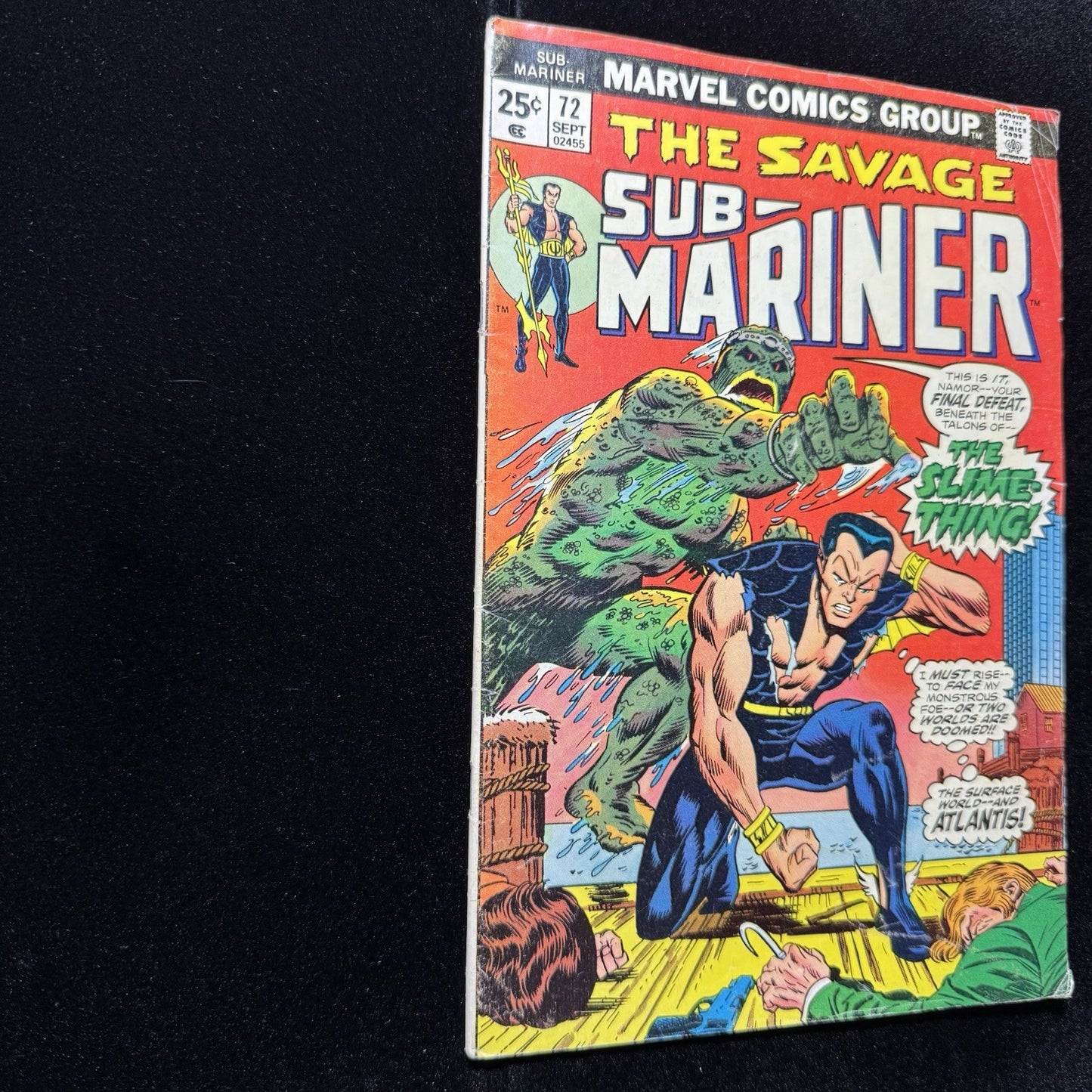 Sub-Mariner 72 - Mark Jewelers Insert - Bronze Age Marvel Comics 1974