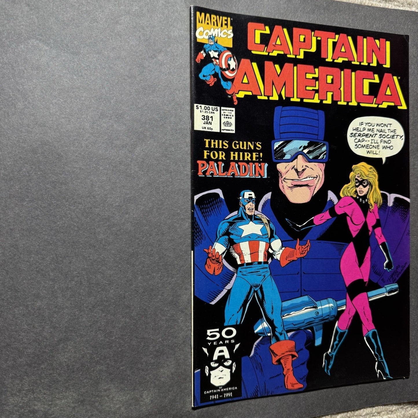 Captain America 381 - Copper Age Marvel Comics 1991