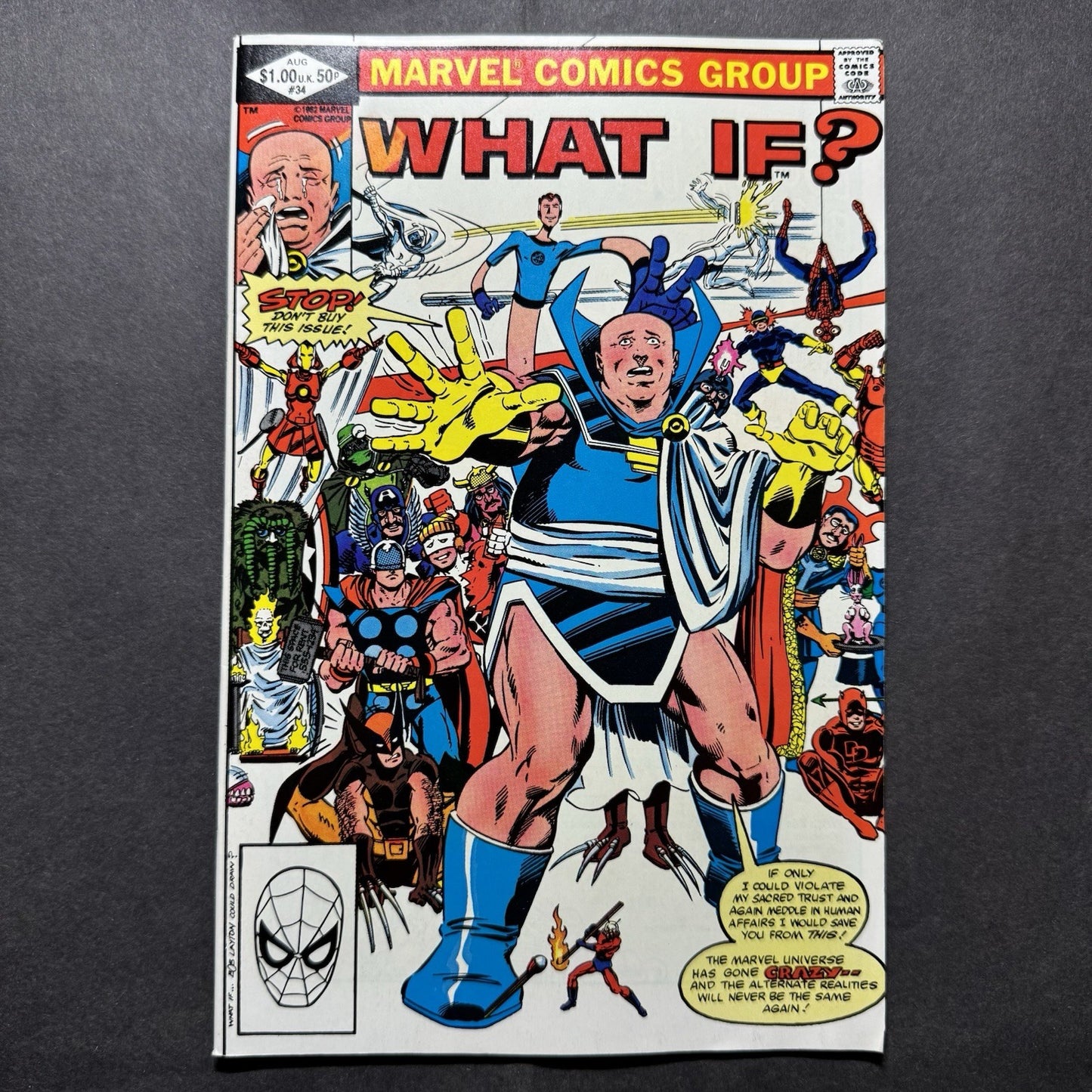 What If 34 - 1st Appearance Of Obnoxio The Clown - Bronze Age Marvel Comics 1982