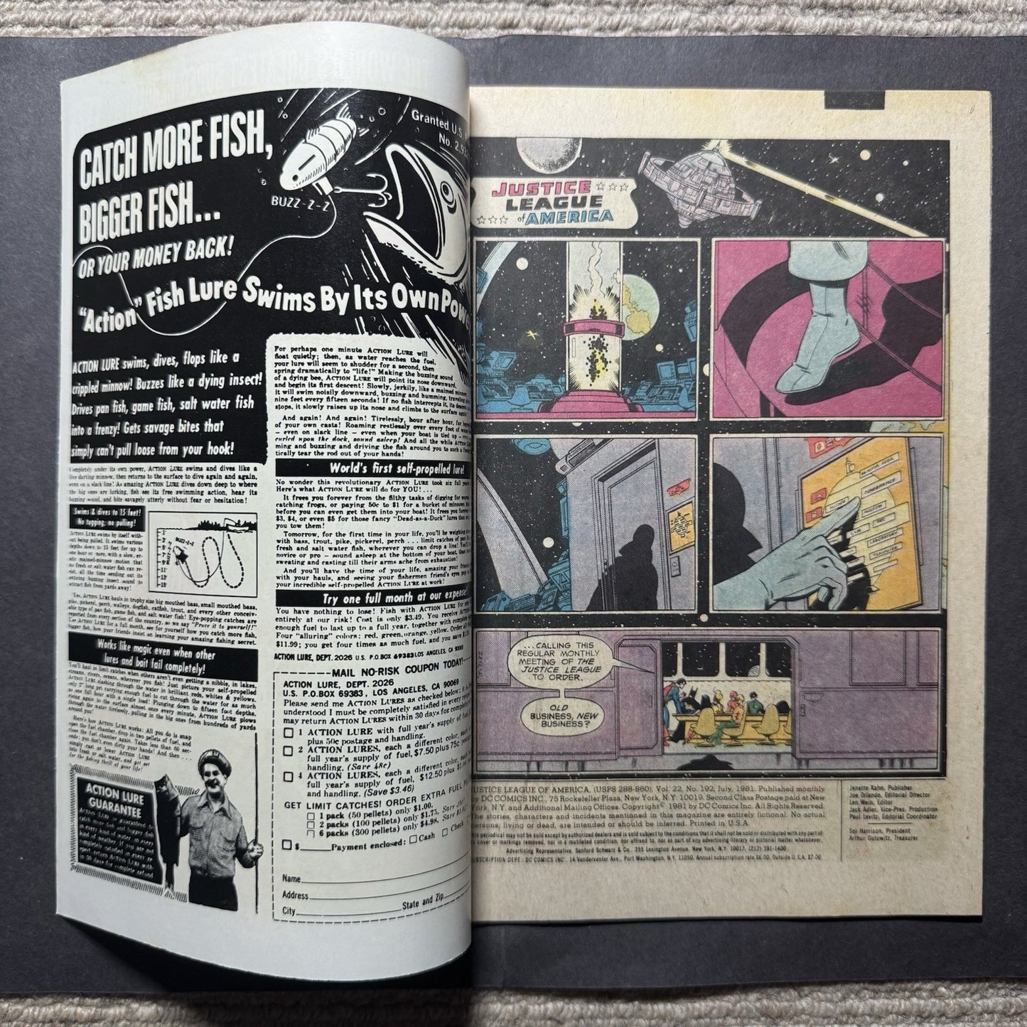 Justice League 192 - Bronze Age Dc Comics 1981