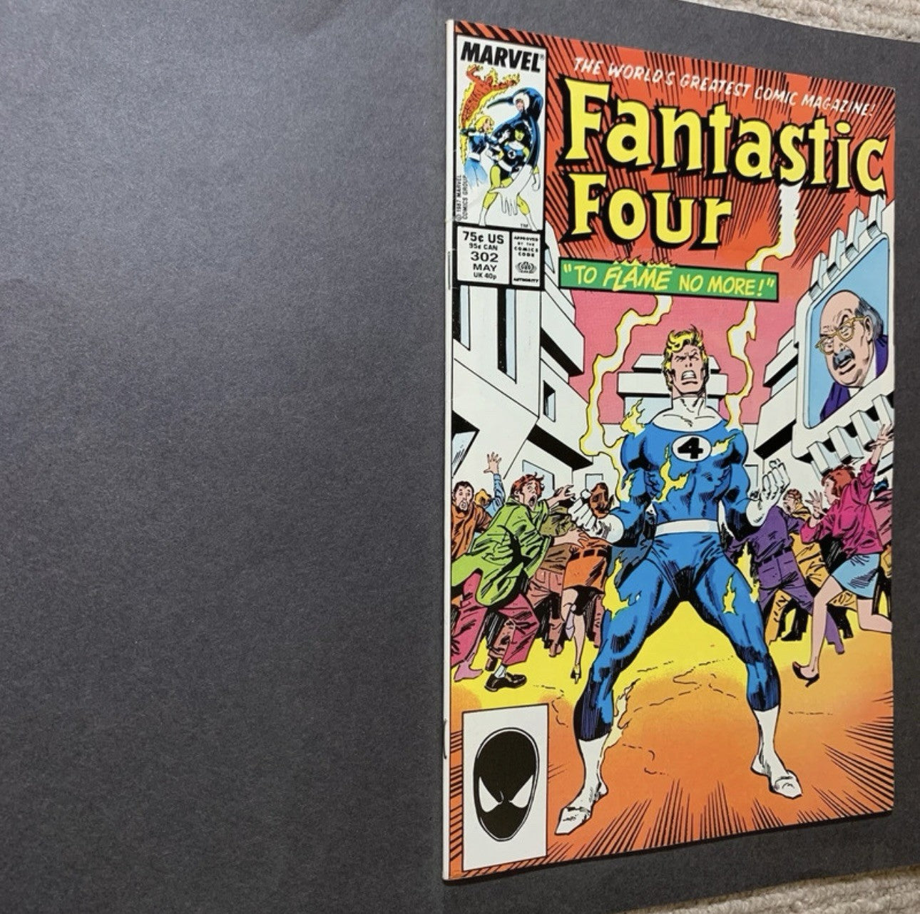 Fantastic Four 302/ copper age marvel comics 1987
