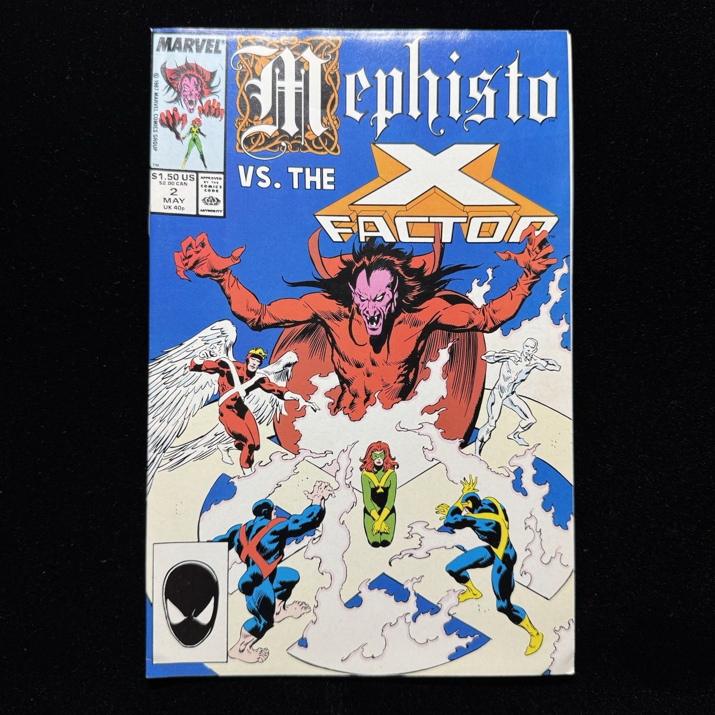 Mephisto Vs The X-Factor 2 - Copper Age Marvel Comics 1987