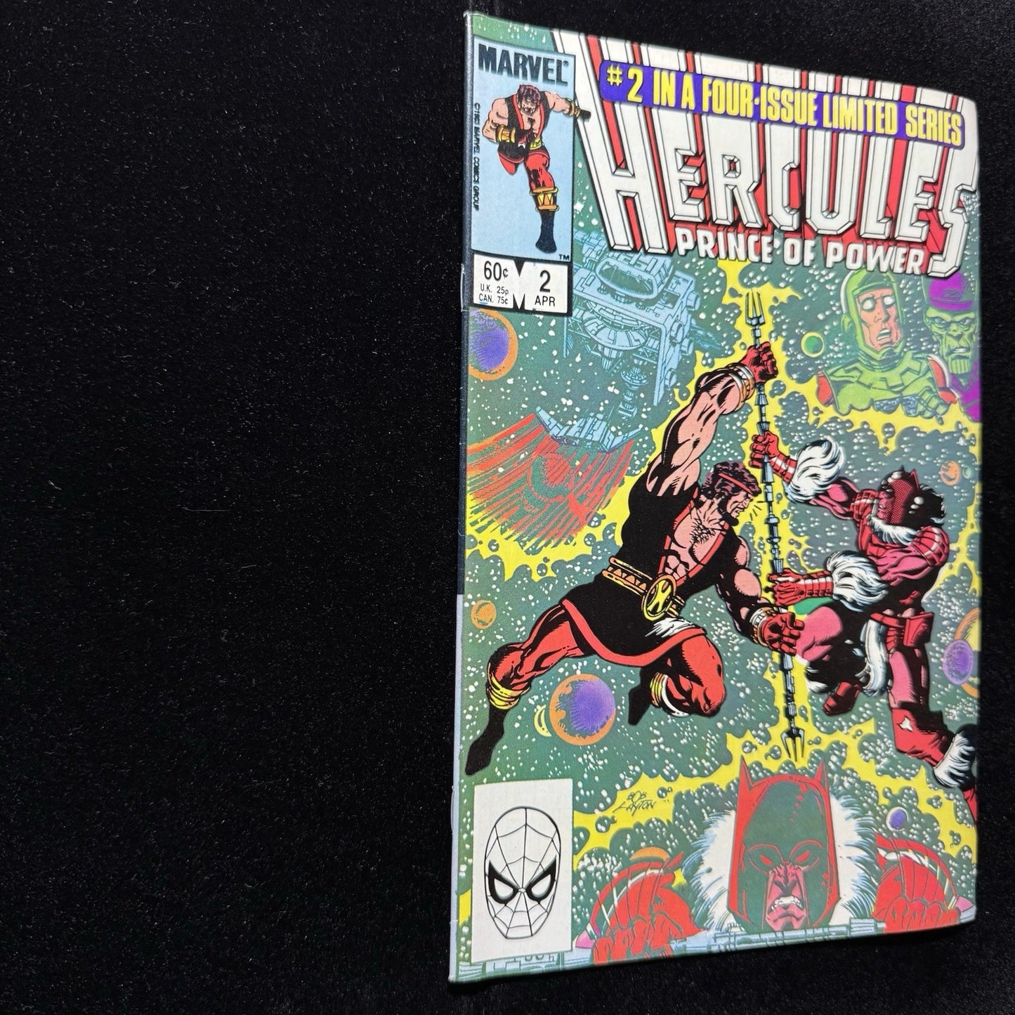 Hercules: Prince Of Power 1-4 - Full Set - Copper Age Marvel Comics 1984