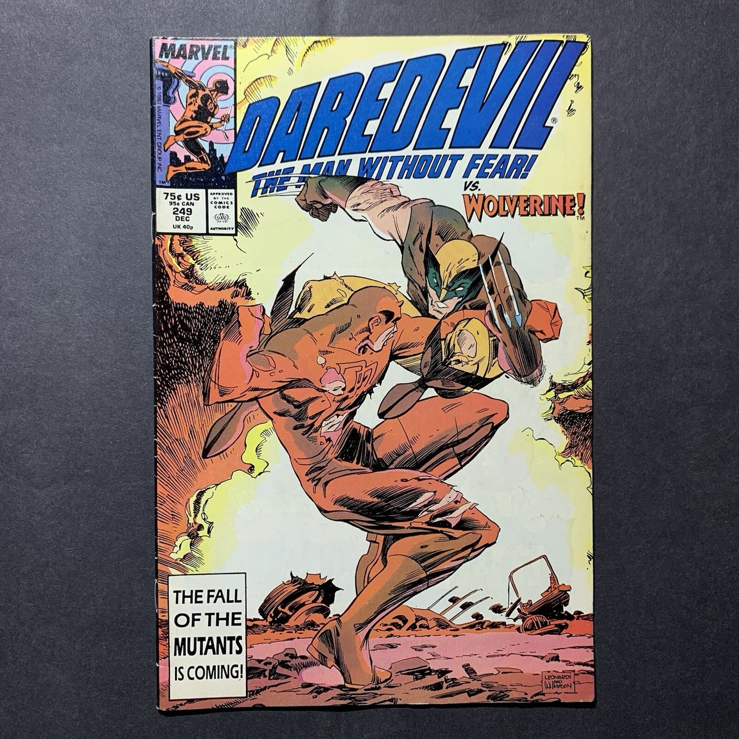 Daredevil 249/ Copper Age Marvel Comics 1987