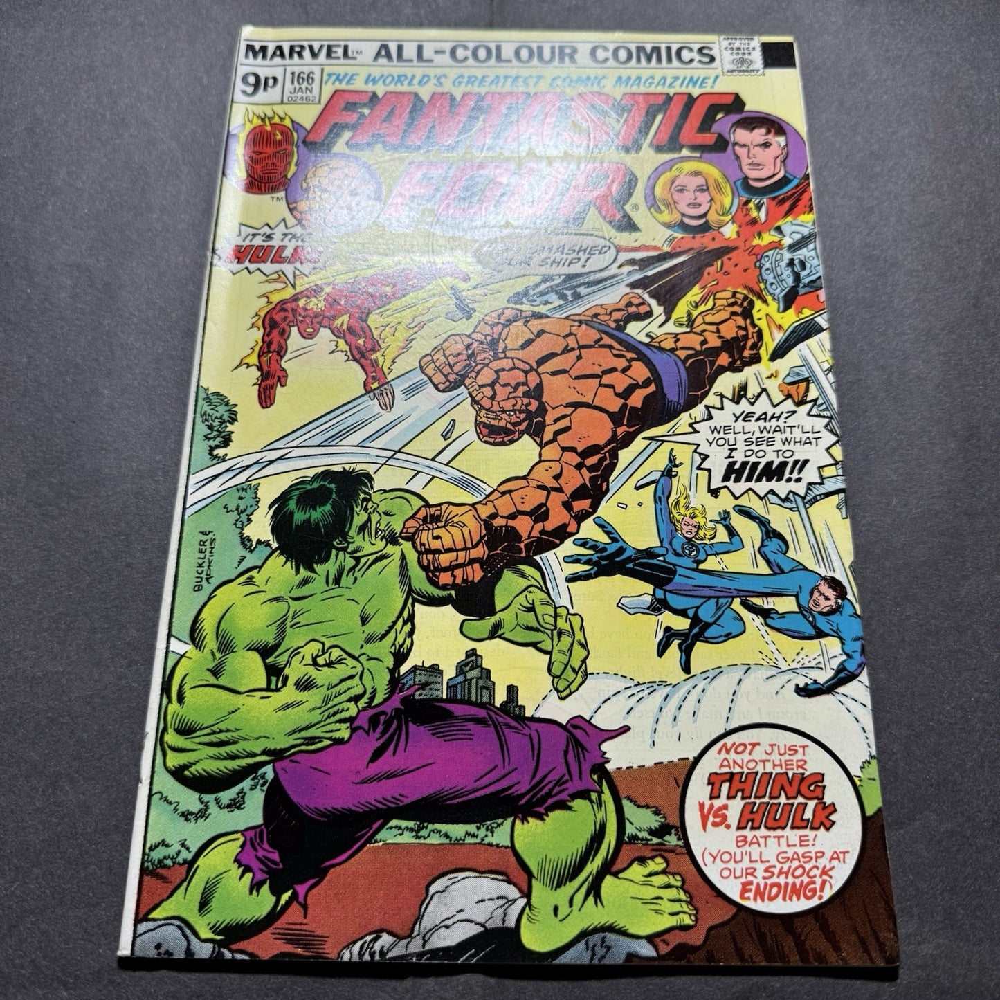 Fantastic Four 166 - Bronze Age Marvel Comics 1976
