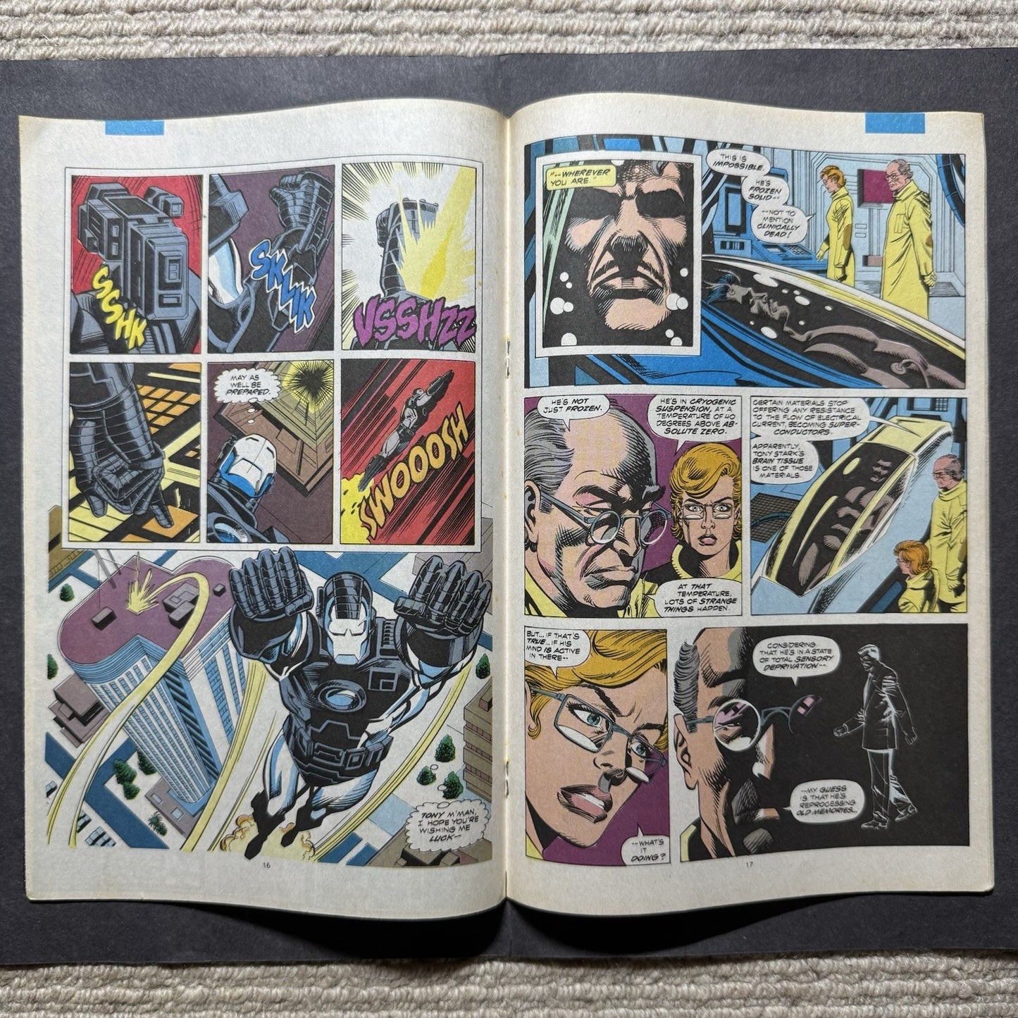 Iron Man 187 - 1st Appearance Of Atom Smasher - Modern Age Marvel Comics 1992