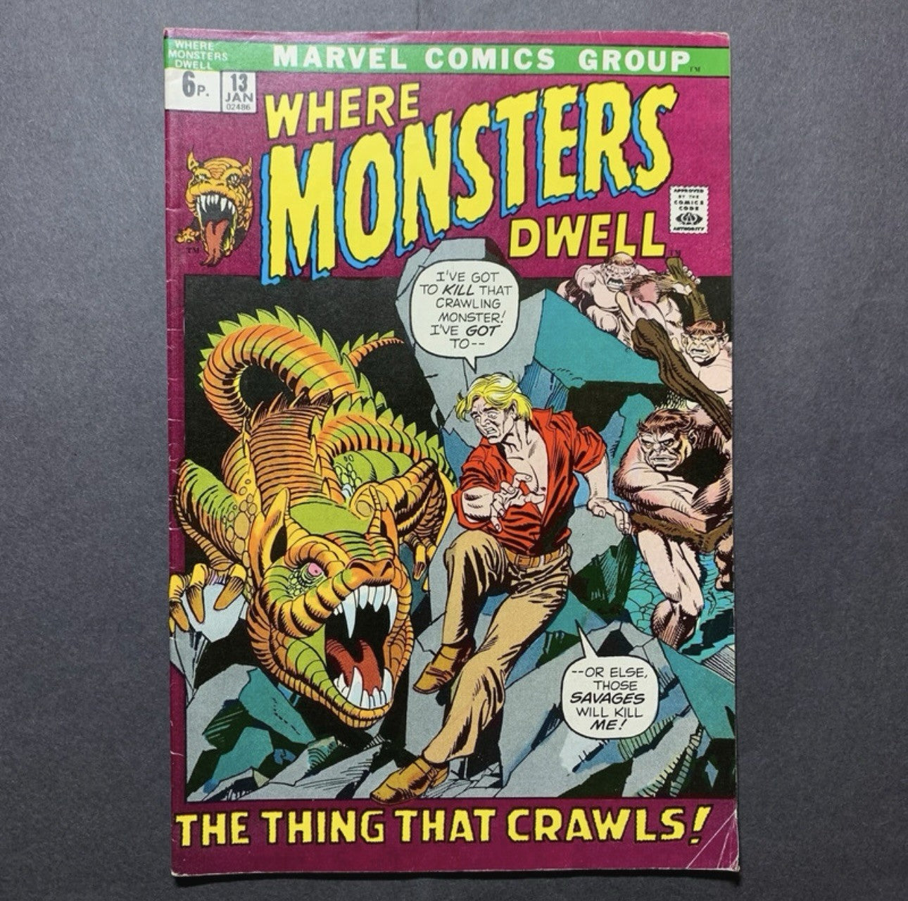Where Monsters Dwell 13 - Bronze Age Marvel Comics 1971