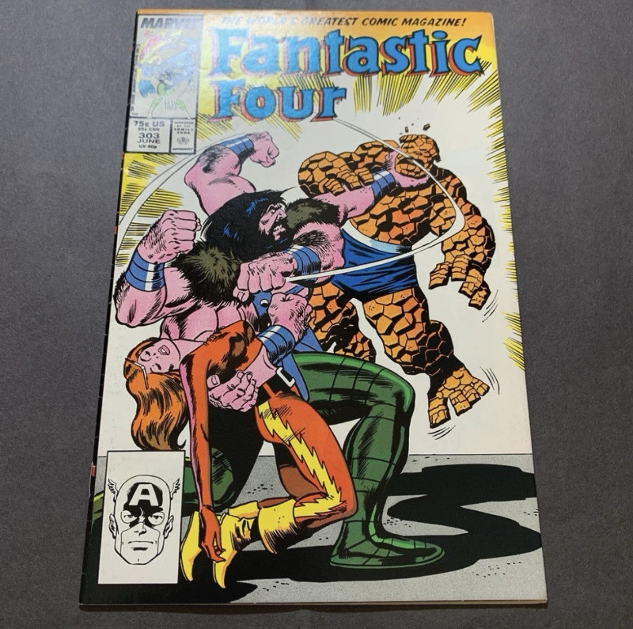Fantastic Four 303/ copper age marvel comics 1987