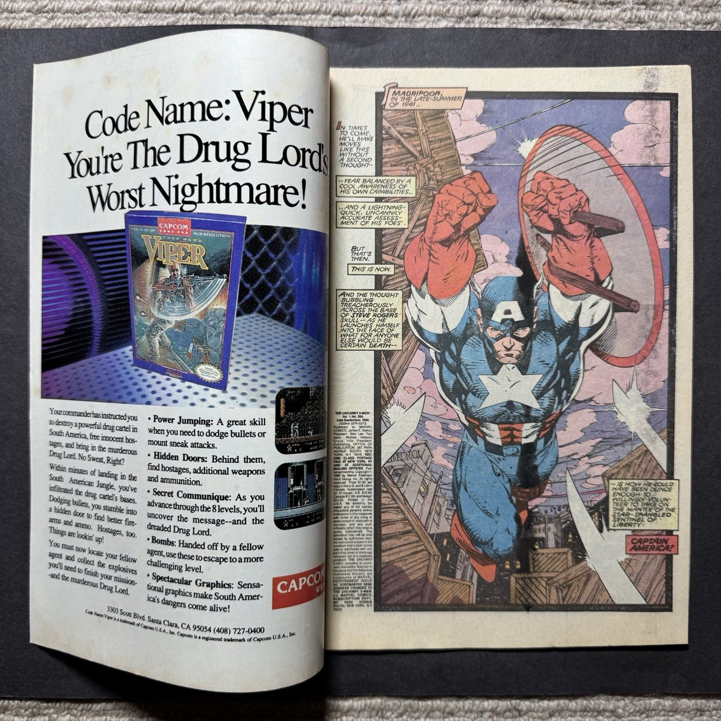 Uncanny X-Men 268/ Copper Age Marvel Comics 1990