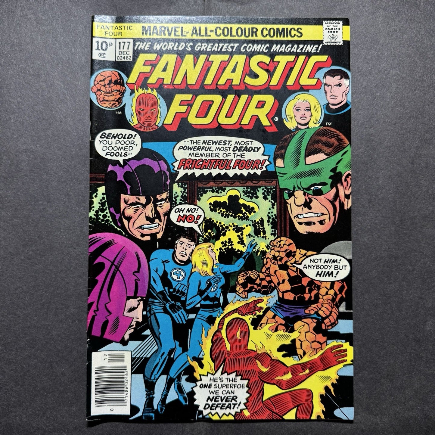 Fantastic Four 177 - 1st Appearance Texas Twister -Bronze Age Marvel Comics 1976