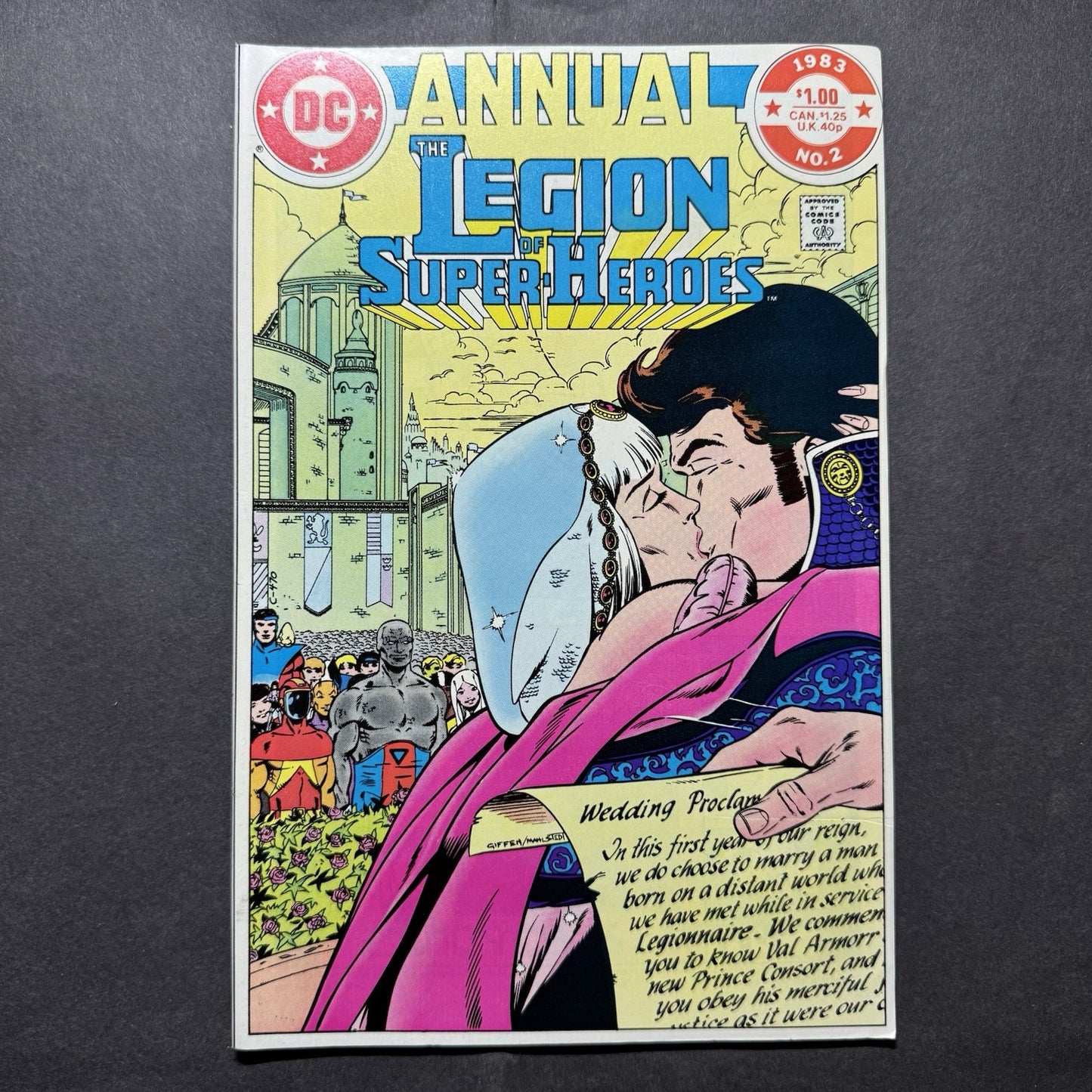 Legion Of Super-Heroes Annual 3 - Bronze Age Dc Comics 1983