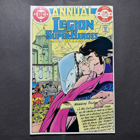 Legion Of Super-Heroes Annual 3 - Bronze Age Dc Comics 1983