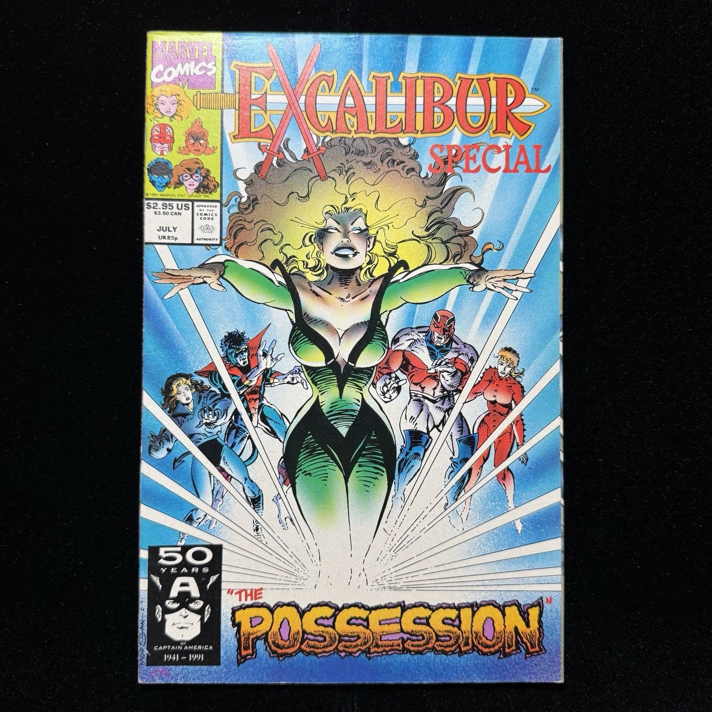 Excalibur Special: The Possession 0 - Copper Age Marvel Comics 1991