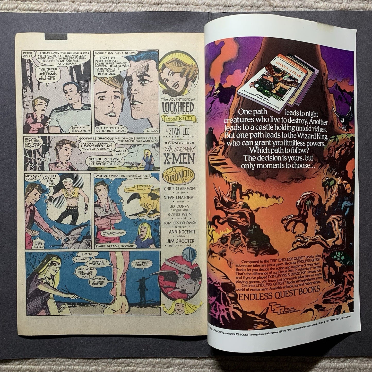 Uncanny X-Men annual 8/ copper age marvel comics 1984