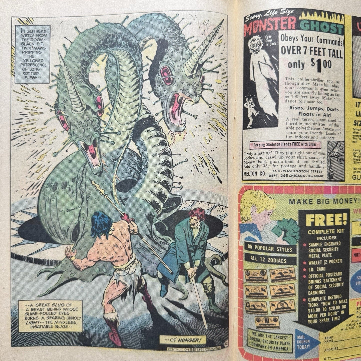 Claw The Unconquered 2 - Bronze Age Dc Comics 1975