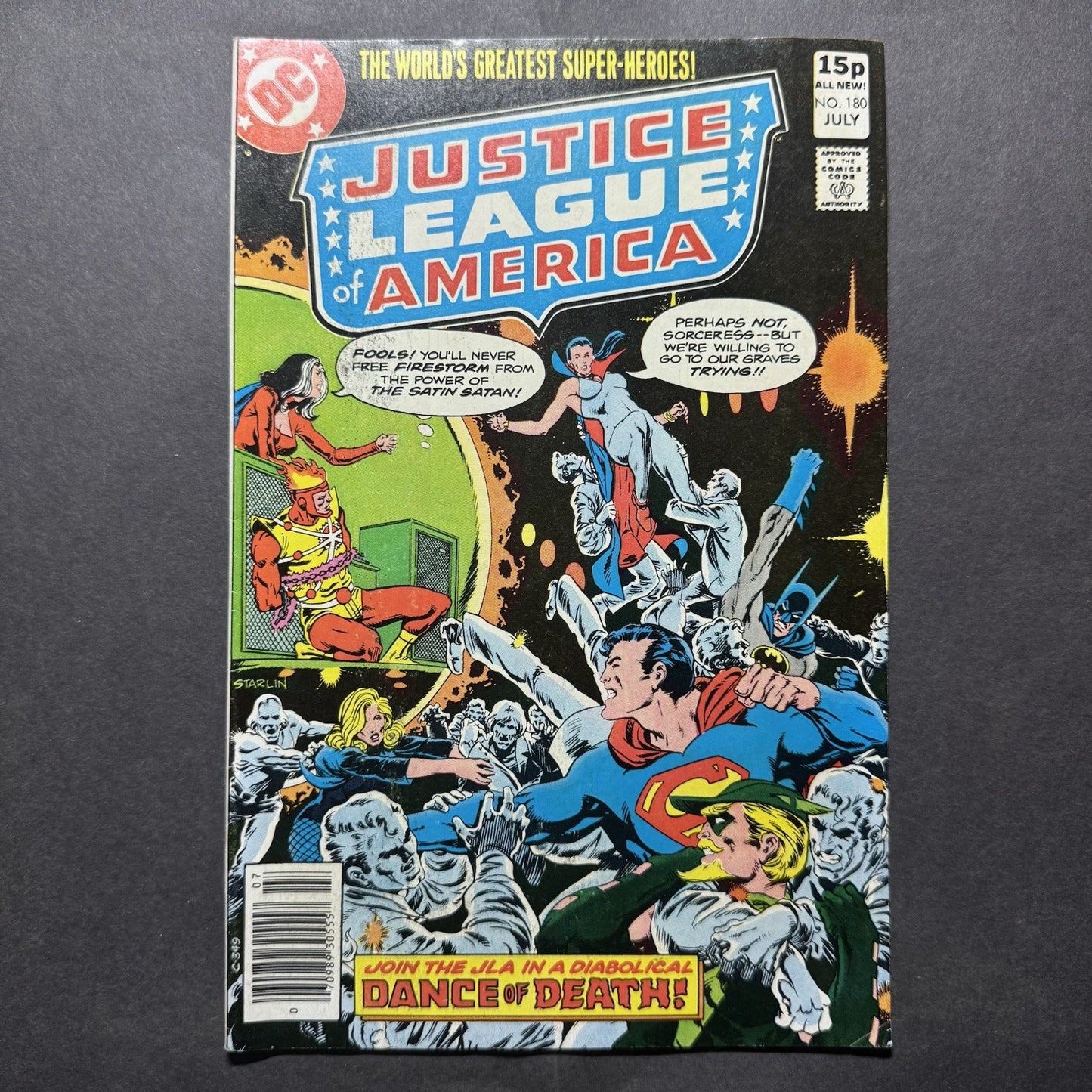 Justice League 180 - Bronze Age Dc Comics 1980