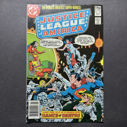 Justice League 180 - Bronze Age Dc Comics 1980