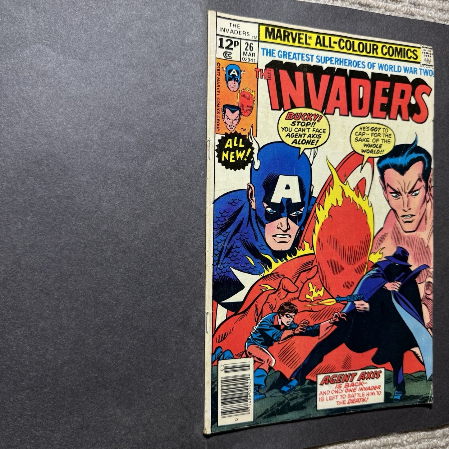 Invaders 26 - Bronze Age Marvel Comics 1978