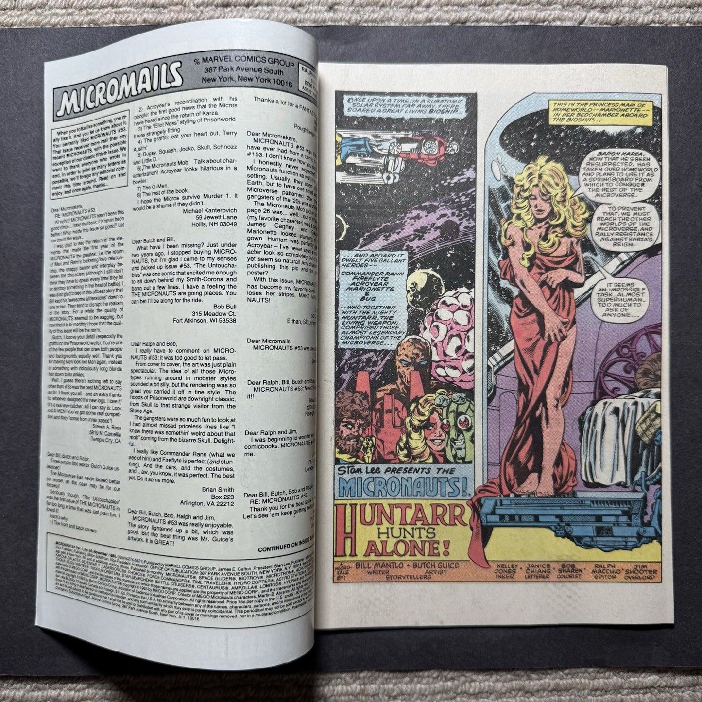 Micronauts 55 - Bronze Age Marvel Comics 1983