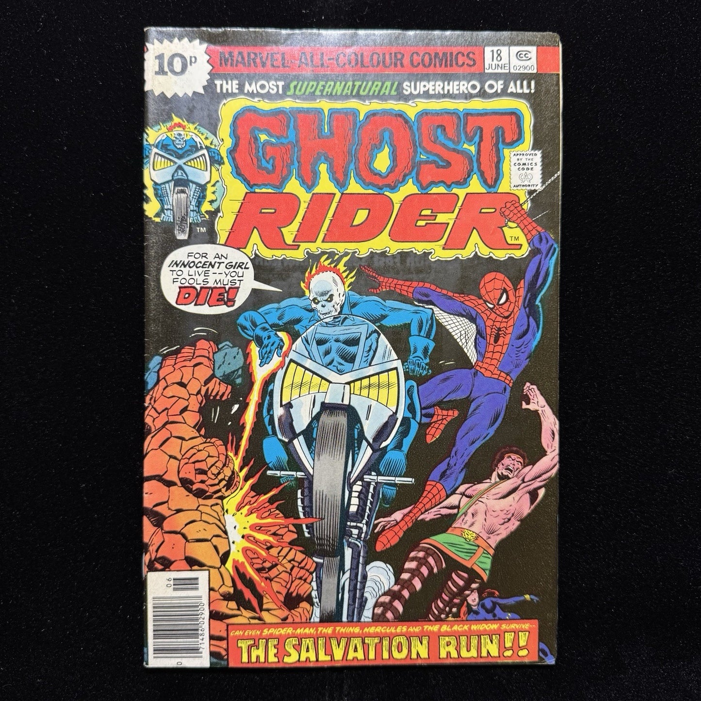 Ghost Rider 18 - Bronze Age Marvel Comics 1976