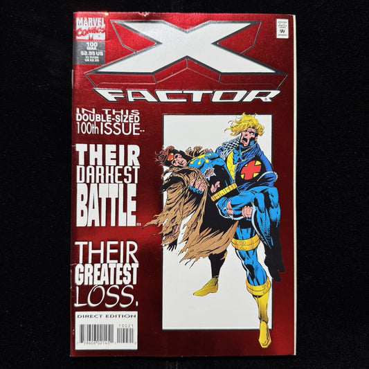 X-Factor 100 - Variant Foil Cover - Modern Age Marvel Comics 1994