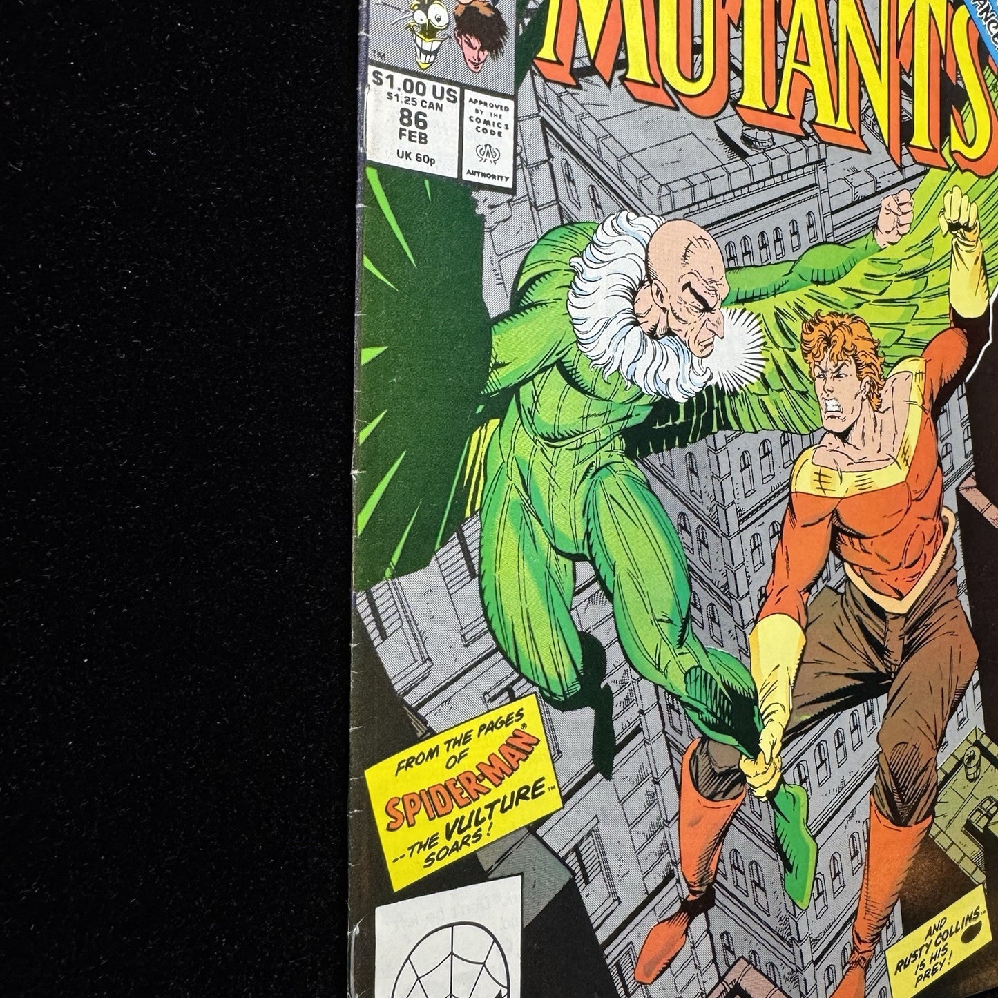 New Mutants 86 - 1st Cameo Appearance Of Cable - Copper Age Marvel Comics 1990