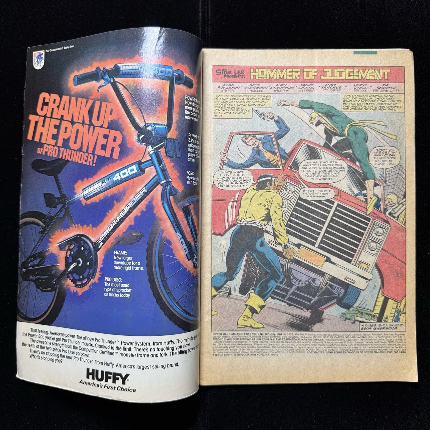 Power Man And Iron Fist 107 - Copper Age Marvel Comics 1984