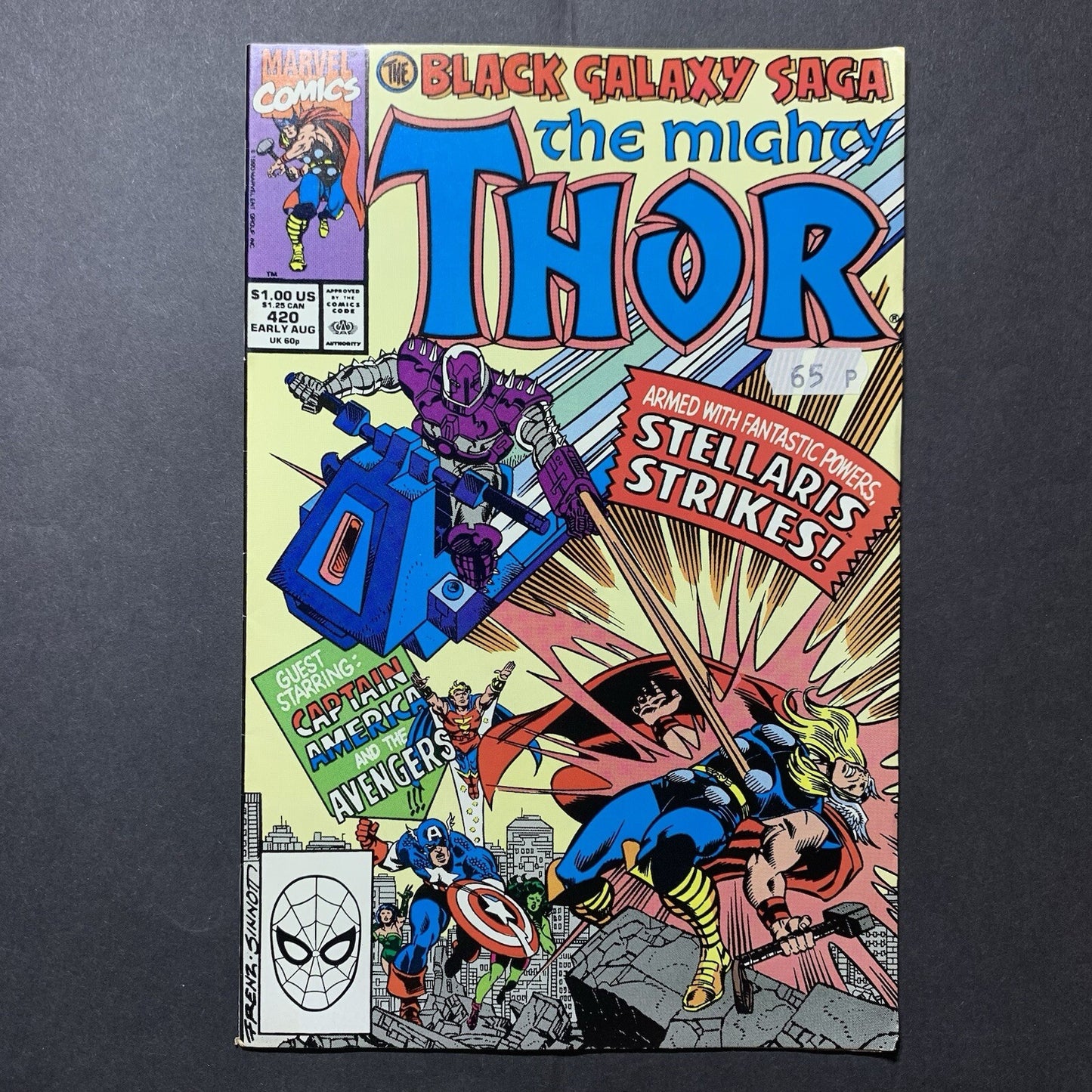 Thor 420/ Copper Age Marvel Comics 1990
