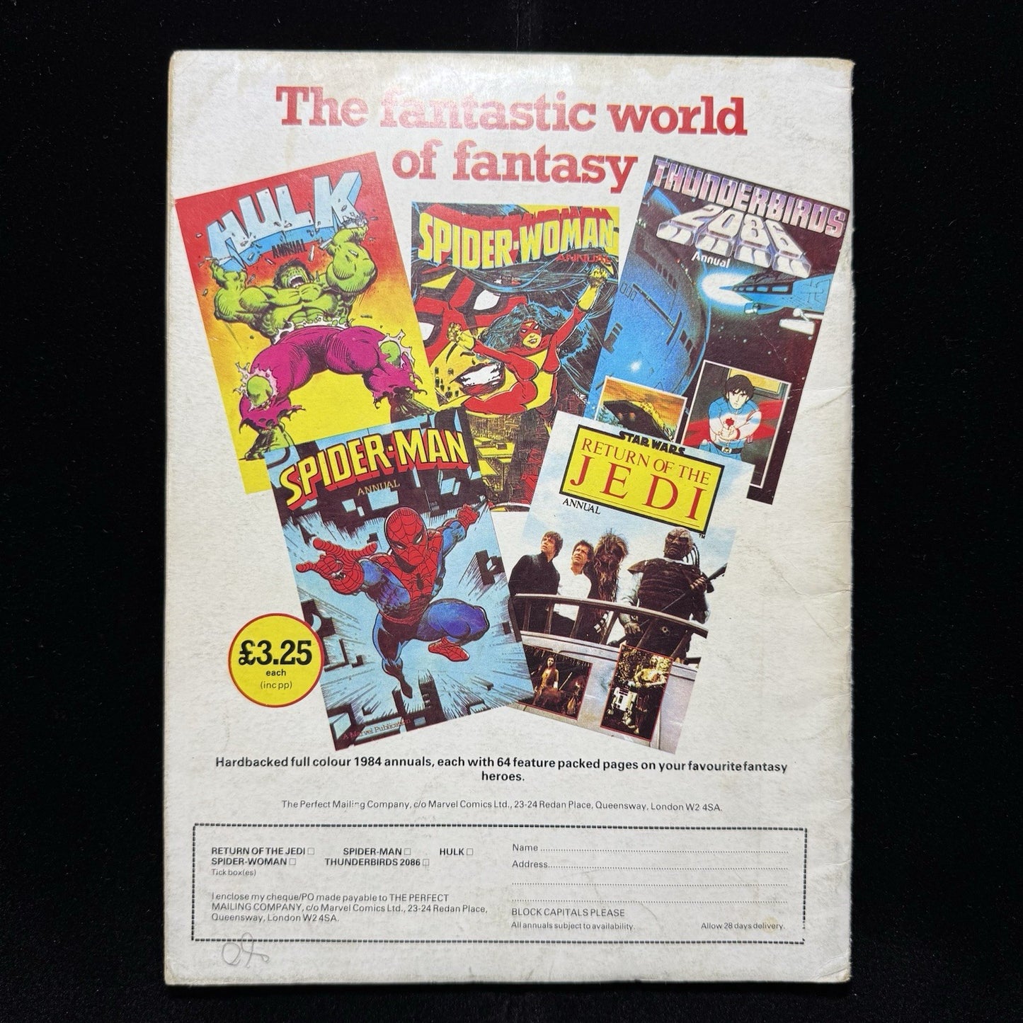 Mighty World Of Marvel 7 - 1st App Of Meggan - Bronze Age Marvel Uk Comics 1983