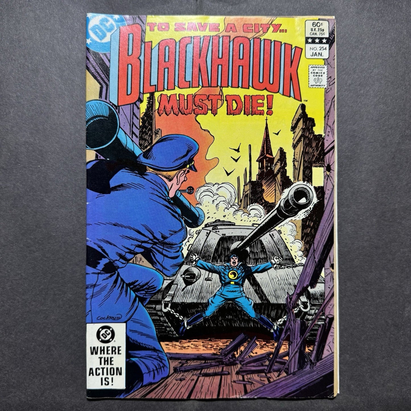 Blackhawk 254 - Bronze Age Dc Comics 1983
