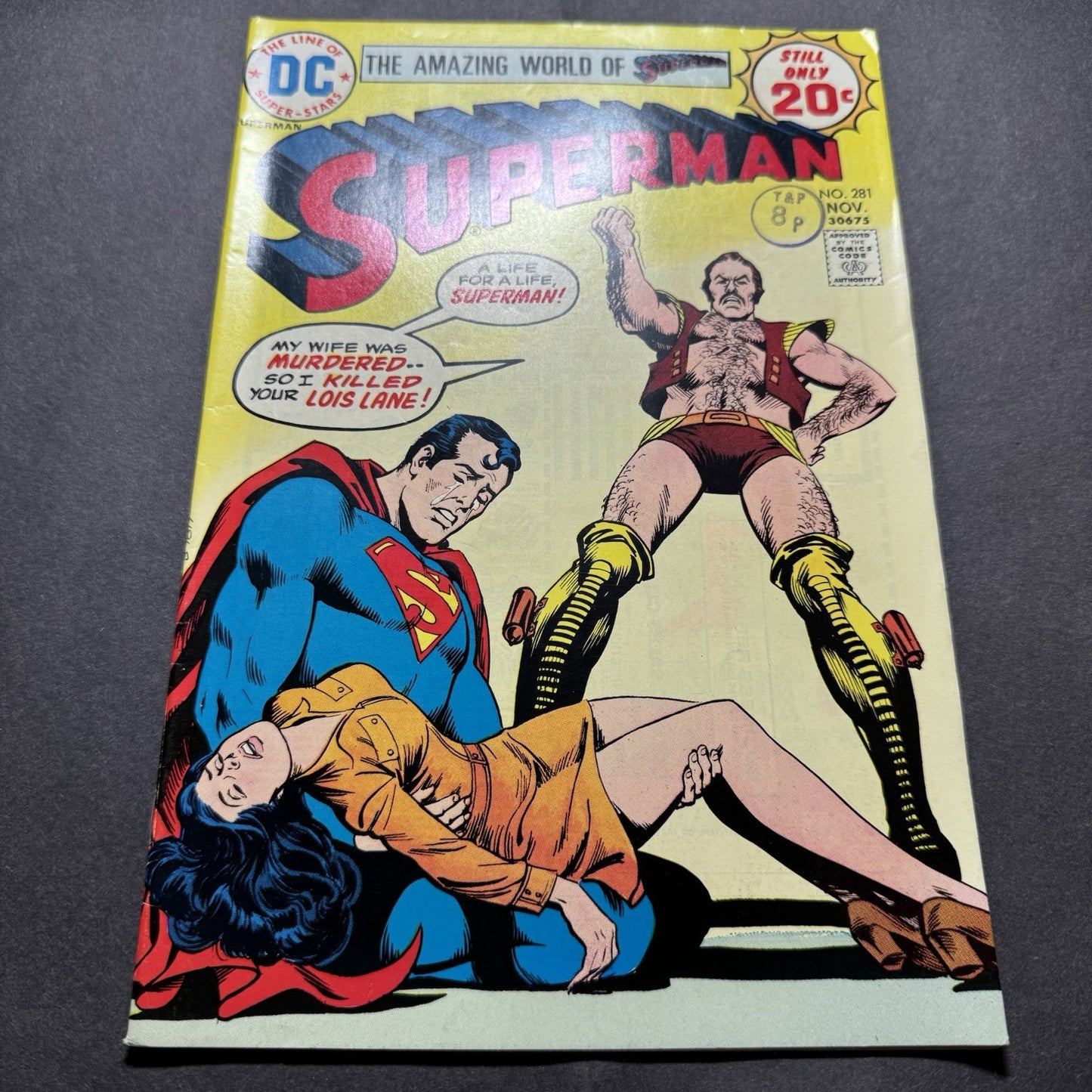 Superman 281 - Bronze Age Dc Comics 1974