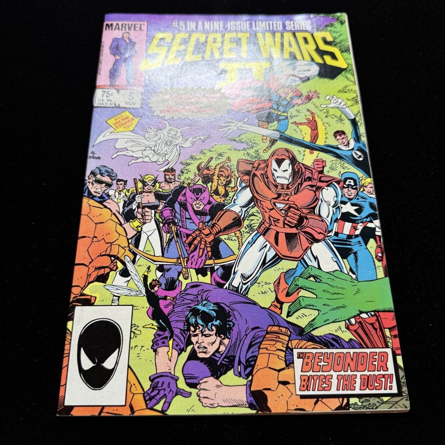 Secret Wars II 5 - 1st Appearance Of Boom Boom - Copper Age Marvel Comics 1985
