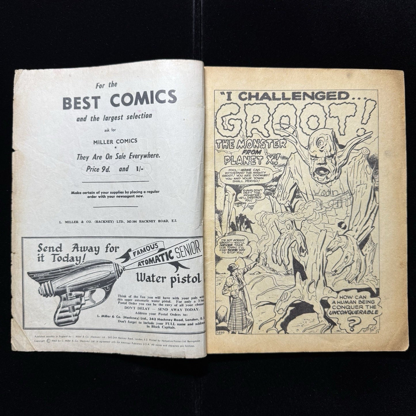 Mystic 40 - Uk Edition L Miller & Co Ltd - Silver Age Marvel Comics 1963