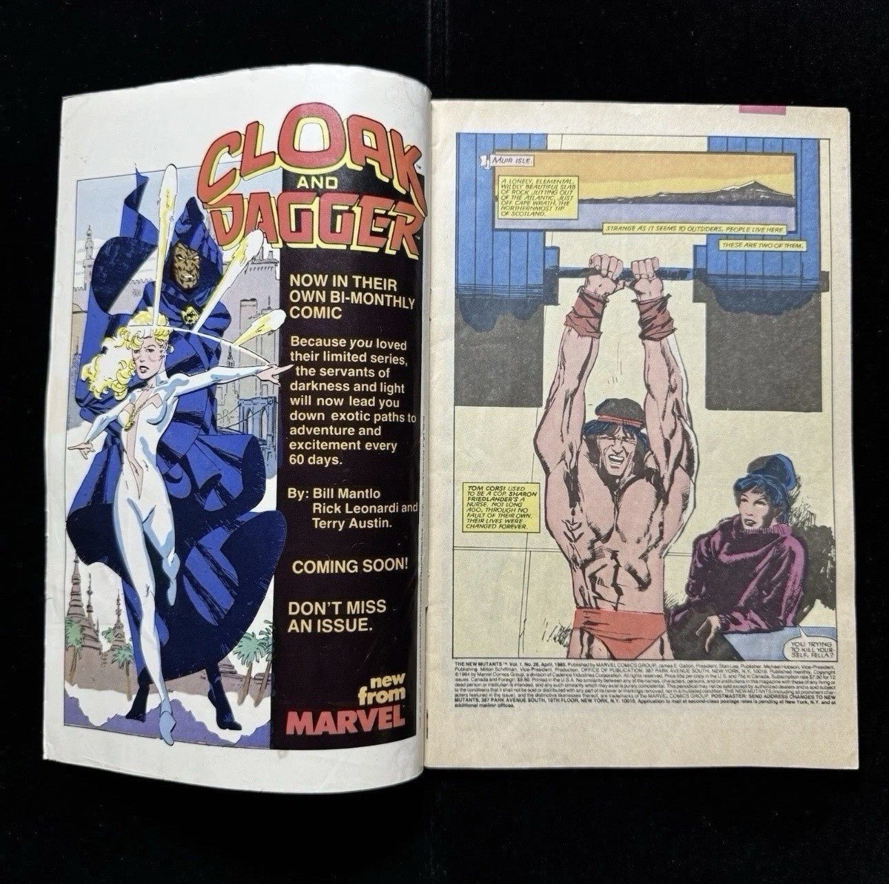 New Mutants 26 - 1st App Of Legion - Copper Age Marvel Comics 1985