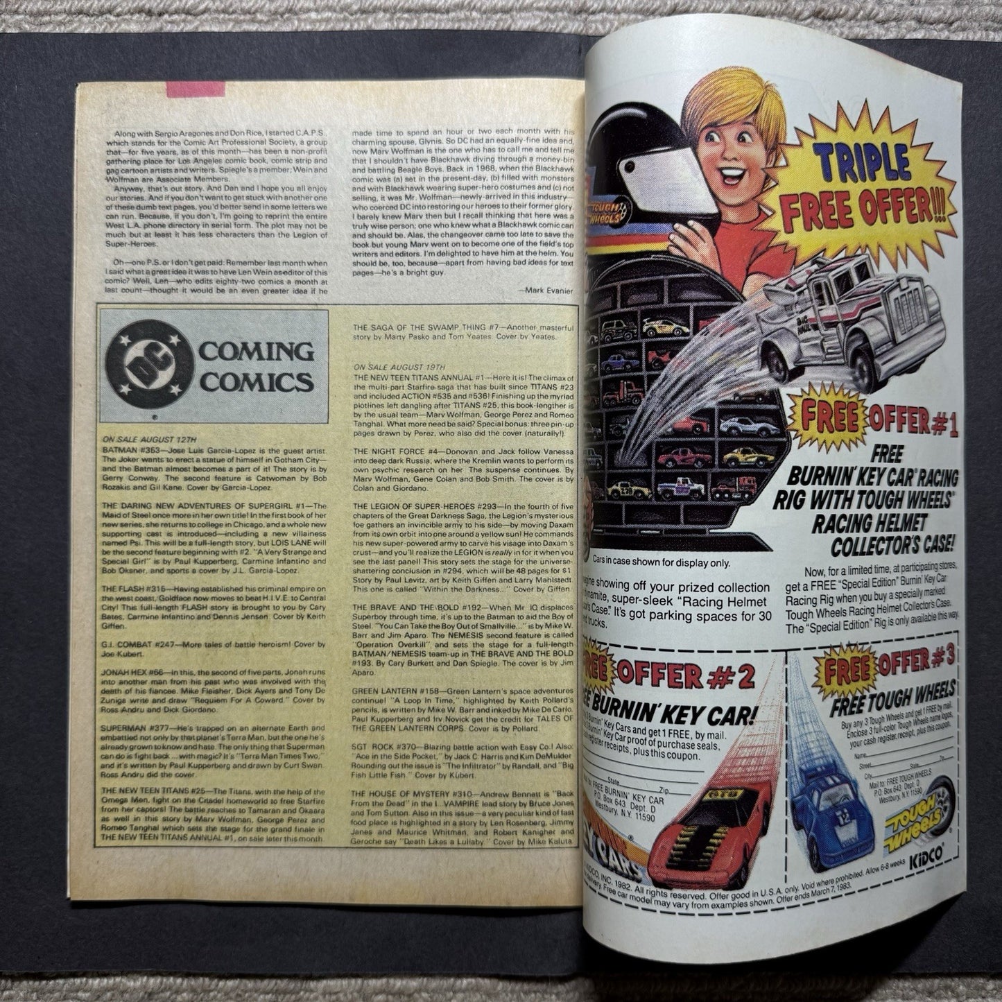 Blackhawk 252 - Bronze Age Dc Comics 1982