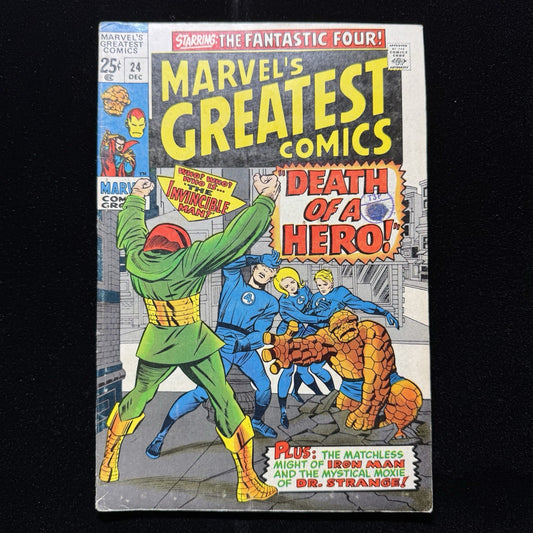 Marvels Greatest Comics 24 - Silver Age Marvel Comics 1969