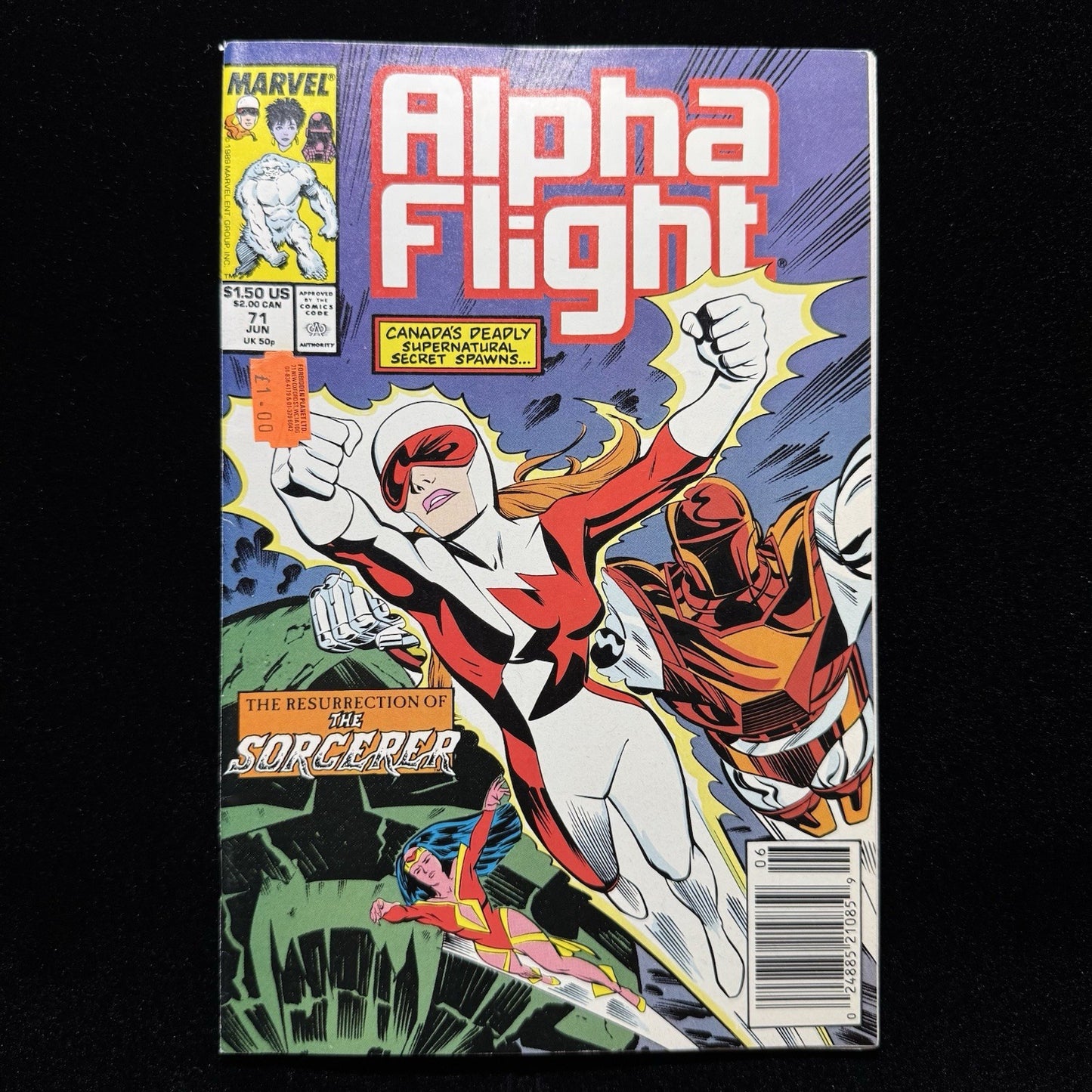 Alpha Flight 71 - Copper Age Marvel Comics 1989