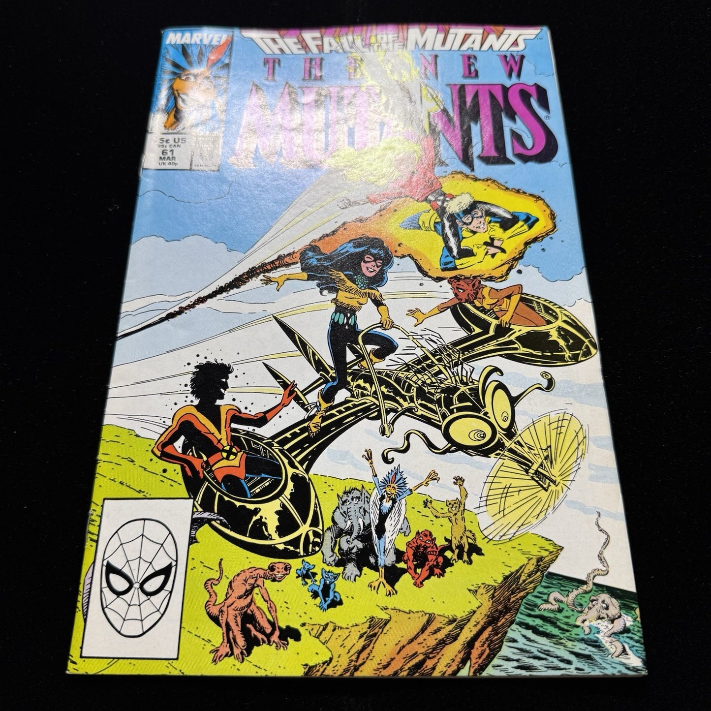 New Mutants 61 - Copper Age Marvel Comics 1988