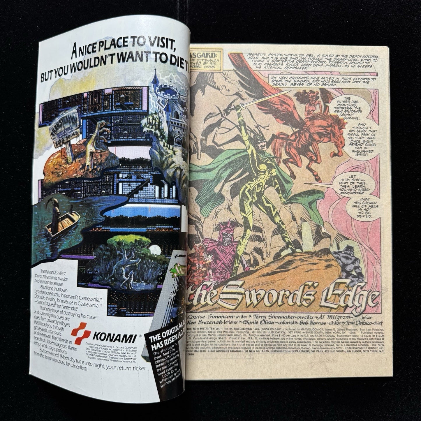 New Mutants 84 - Copper Age Marvel Comics 1989