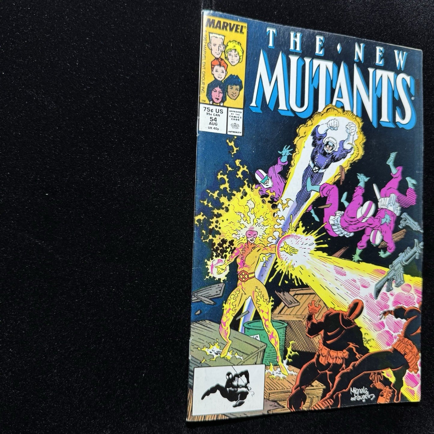 New Mutants 54 - Copper Age Marvel Comics 1987
