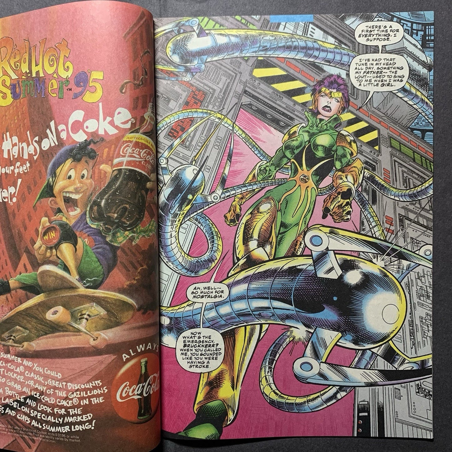 Amazing Spider-Man 406 + Trading Cards/ Modern Age Marvel Comics 1995