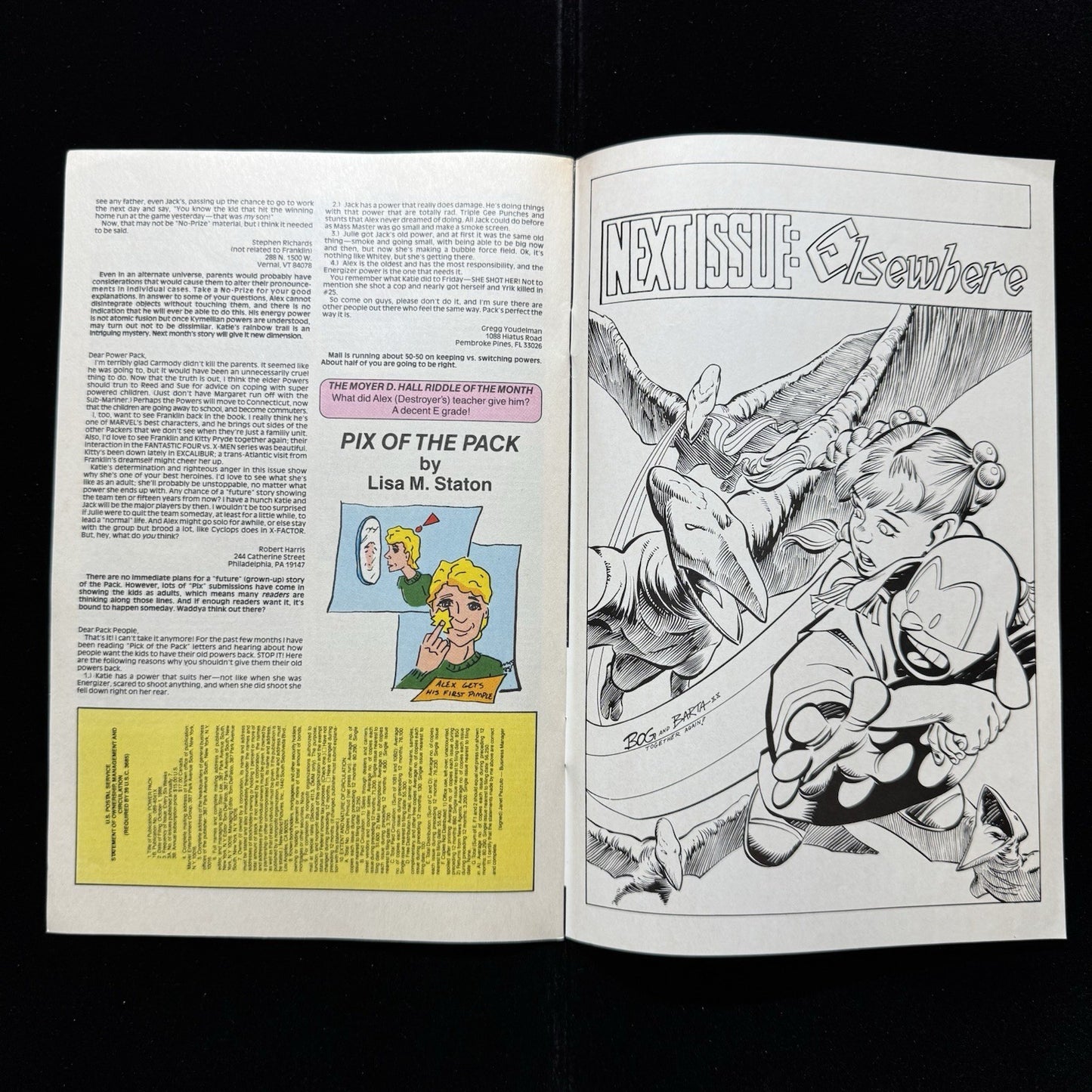Power Pack 46 - Copper Age Marvel Comics 1989