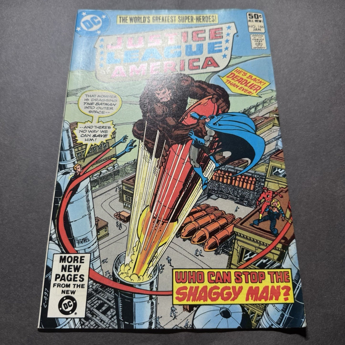 Justice League 186 - Bronze Age Dc Comics 1981