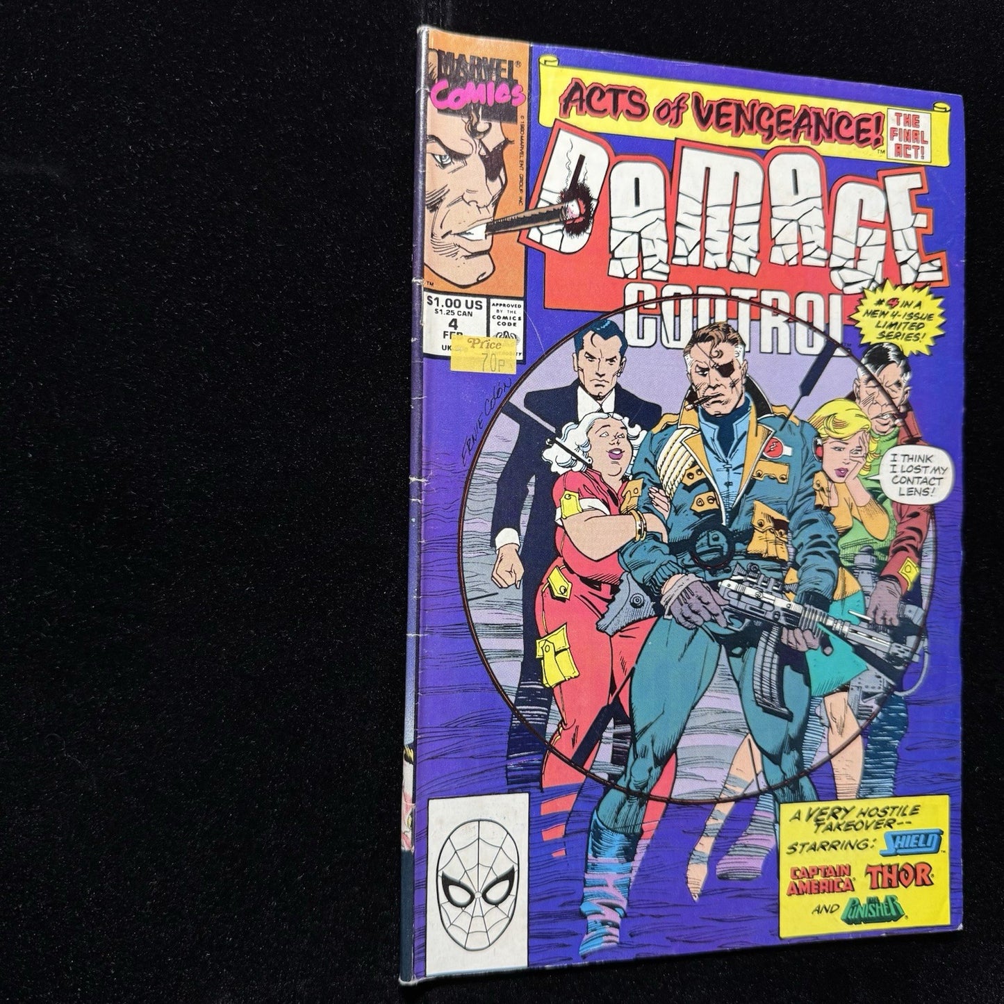 Damage Control 4 - Copper Age Marvel Comics 1990